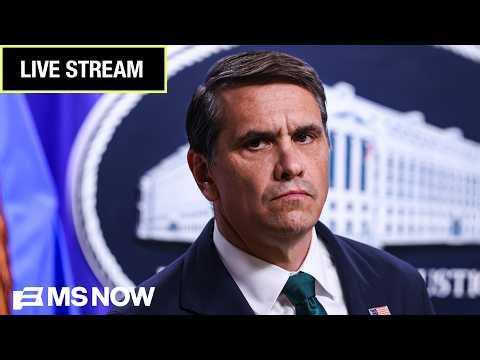 LIVE: Department of Justice holds press conference after issuing second James Comey indictment