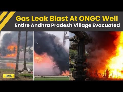 Andhra Pradesh News: Gas Leak At ONGC Well In Andhra's Konaseema Triggers Fire, Village Evacuated