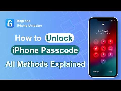 How to Unlock iPhone Passcode (2026 Guide) | All Methods Explained + Easy Fix!
