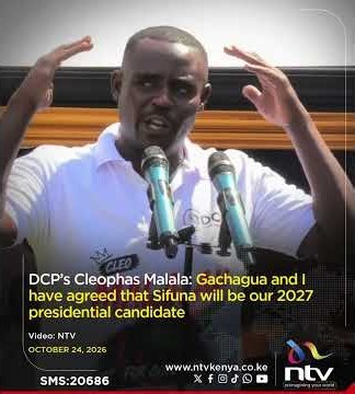 Cleophas Malala: Gachagua and I have agreed that Sifuna will be our 2027 presidential candidate