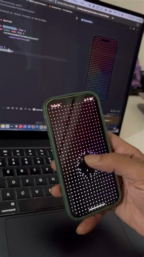 Flutter || App || UI Design on Instagram: "hole-forming displacement with springy in SwiftUI - Final version #swiftUI #xcode #iosdeveloper • • • Follow @flutterdaily for more Mobile development & coding tips 🔥 🚀 • • Posts credit: @iamvishal16_ios • • Stay tuned for more mobile development tips and tricks ✌️ Follow for more 😁 Like 👍🏻, Comment 🗯 and Save! 💾 • • • Source - https://github.com/iAmVishal16/legendary-Animo"