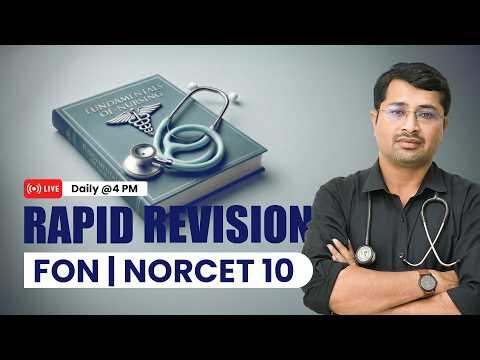 Fundamental of Nursing for NORCET | NORCET 10 Revision | Rapid Revision Series | Himmat Sir | NPrep