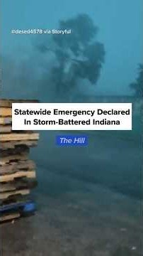 Statewide Emergency Declared In Storm-Battered Indiana