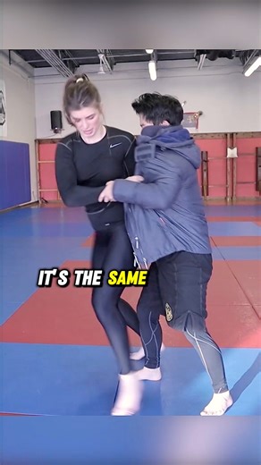 Aurelia, a Judo Black Belt, showing how to use judo throw for self defense! #MartialArts #judo #karate #selfdefense | Kevin Lee