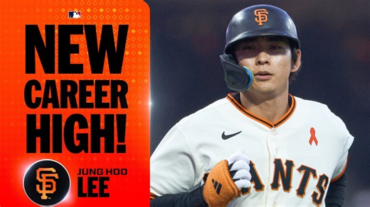 Jung Hoo Lee sets a new MLB career high with his 9th home run! 🤩 | MLB Highlights