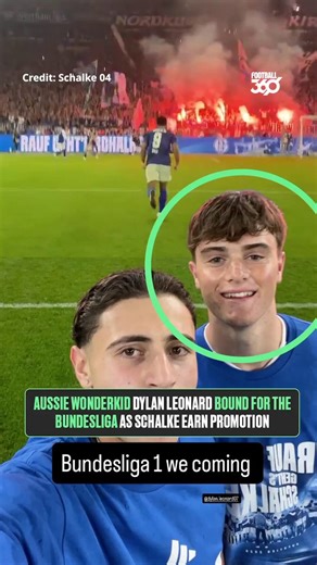 Aussie wonderkid Dylan Leonard is heading to the Bundesliga with Schalke at just 18 YEARS OLD 🤩🤯Germany's third largest club has been without top-flight football for 3 years but now that drought is over!And if you want to know how much that means, look at the scenes 👏AUSSIES ABROAD: