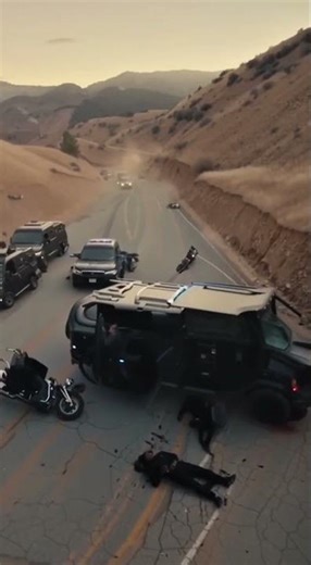 The robber gang ambush the gold truck and attack on the army convoys! Insane best heist scene 2026