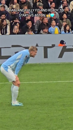 Haaland fully fit and ready to start vs Aston Villa