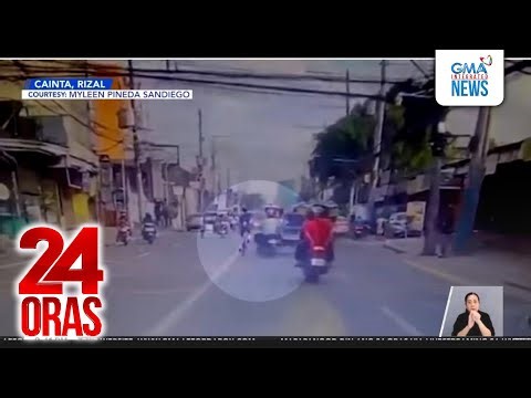 Siklista, sugatan matapos tumbukin ng rider na nakatitigan at nakaalitan niya | 24 Oras
