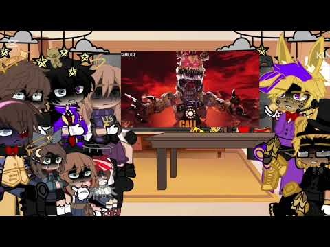 Afton family + golden Freddy reacts to “break you mind” by SAmiLose SAL