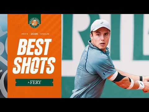 Arthur Fery : Best shots at Roland-Garros 2026