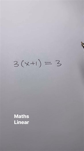 Simple linear equation with bracket | Mathematics Genius