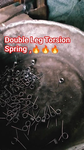 Making a Small Double Leg Torsion Spring Using Hand Drill Machine | DIY Spring Making