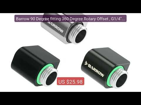 Barrow 90 Degree fitting 360 Degree Rotary Offset , G1/4"thread,Sho... — Top Rated 2026 | Buy Now!