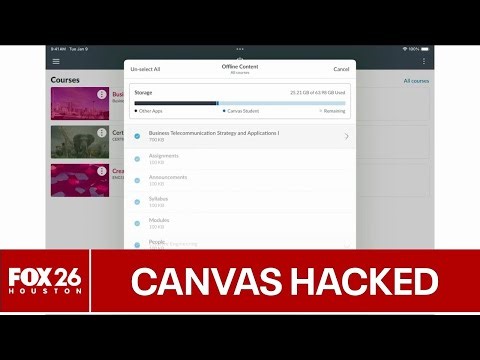 Canvas hack impacts Houston-area schools