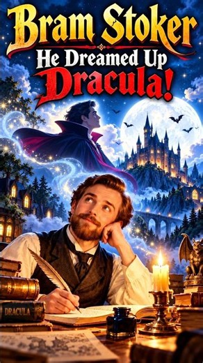 Bram Stoker Biography: He Dreamed Up Dracula! 🎃 (Not-Scary Halloween) | Bedtime Story for Kids