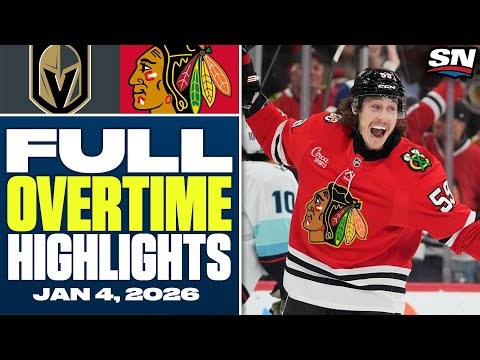 Vegas Golden Knights at Chicago Blackhawks | FULL Overtime Highlights - January 4, 2026