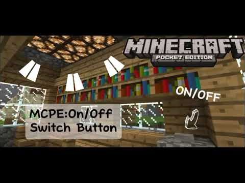 Minecraft: How to Make an ON/OFF Switch Without a Lever (Easy Redstone Tutorial)