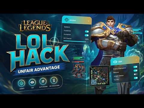 BEST League of Legends Hack Menu | Orbwalker + Last Hit Assist | Evade Skillshots + Jungle Timer 🎯