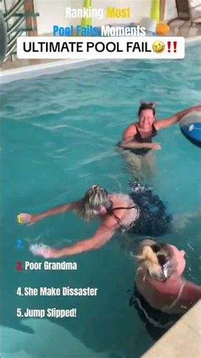 Top 5 Funniest Pool Fails | Prime Rank Moments