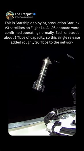 Starlink V3's First Ride on Starship