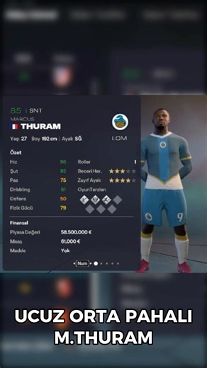 UCUZ ORTA PAHALI THURAM | EA SPORTS FC 26