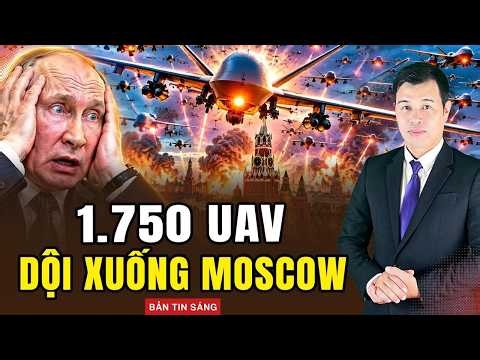 Mùa đông địa ngục của nước Nga sắp bắt đầu: 1.750 UAV dội xuống Moscow, hỏa ngục bao trùm thủ đô
