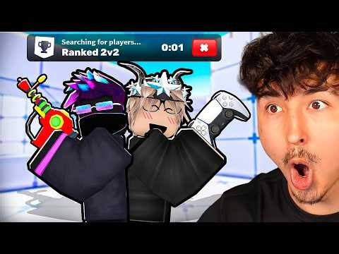 I played RANKED with the #1 CONTROLLER PLAYER in Roblox Rivals!