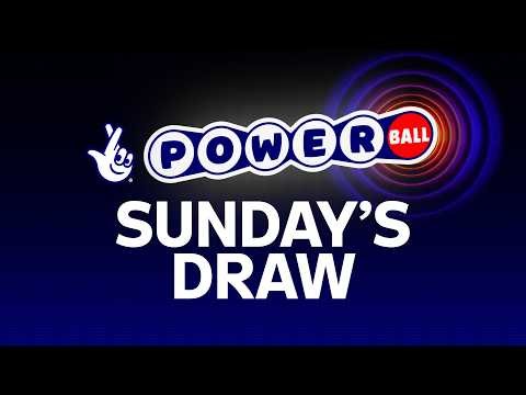 The National Lottery Powerball draw results from Sunday 23 August 2026