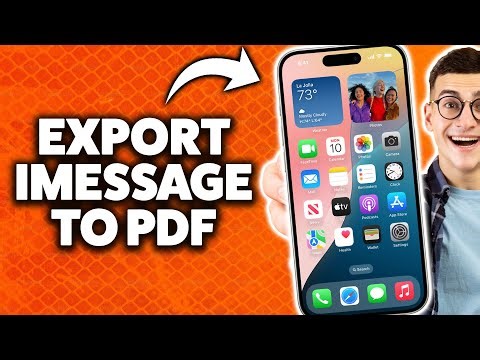How to Export iMessages from iPhone to PDF 2025 (Step-By-Step Tutorial)
