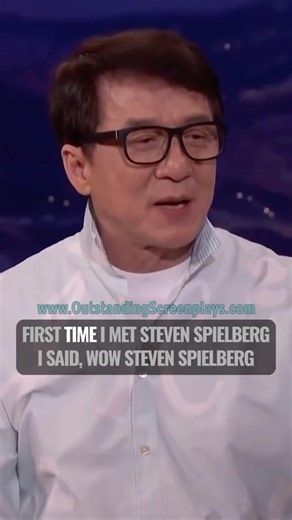 Jackie Chan meets Steven Spielberg for the first time