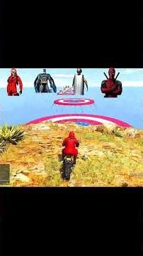 gta v Epic ragdoll chellenger joker vs deatpool #gta5 #youtubeshorts #spiderman #shortsfeed #viral