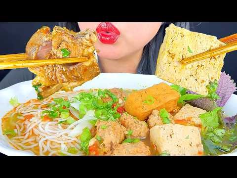 ASMR BUN RIEU NOODLES