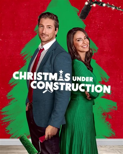 Can these two find the blueprint for love? 👷‍♀️👷 #ChristmasUnderConstruction premieres Saturday at 8/7c, next day on Hallmark ✨
