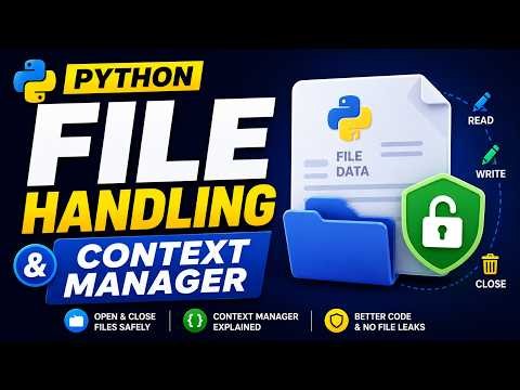 Master Python File Handling & Context Managers