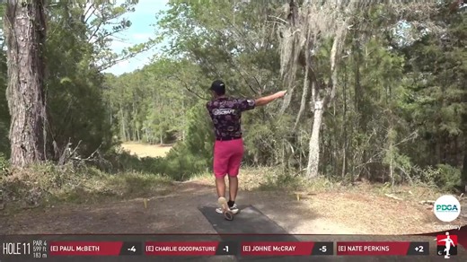 Next stop, Olympus! Home of this iconic park job on a 600 ft hole 🤯 | Disc Golf Pro Tour