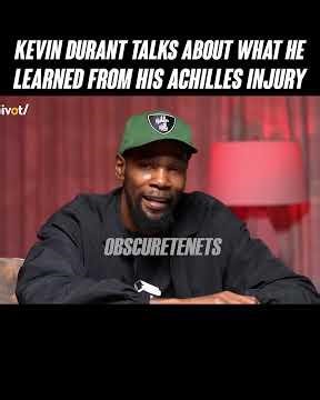Kevin Durant talks about what he learned from his Achilles injury #shorts #kevindurant #nba