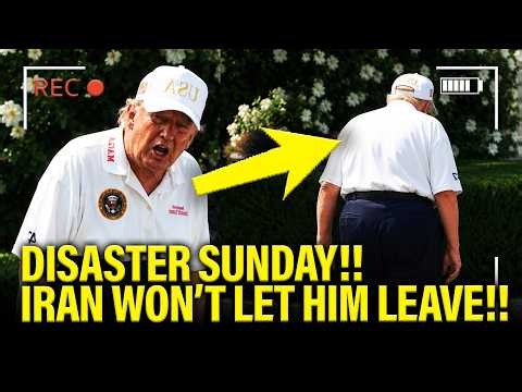 Trump has DISASTER SUNDAY as Iran WON’T LET HIM LEAVE!!