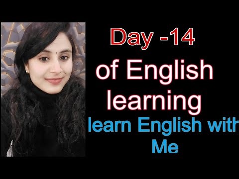 Day -14 of English practice journey|| Day-14 learn English with me 👍#englishspeaking 