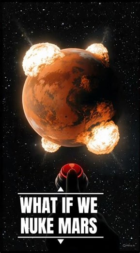 What If We Nuke Mars Poles #space #universe #spacex #mars