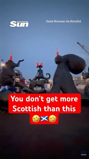 Scotland Fans' Cheeky Boston Tribute To Glasgow Statue 🤣🤣