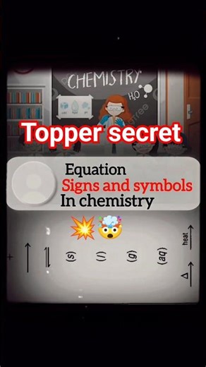 Right way of using symbols in chemistry🔥(+→⇌s, l, g, aq) #shorts