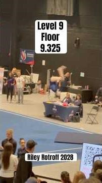 Level 9 Floor Routine Region 8 Championships Riley Rotroff 4/11/26 #gymnast #level9 #floor #shorts