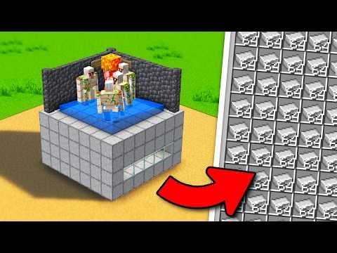 NEW Minecraft Iron Farm 26.1+ | EASIEST DESIGN! (400 Iron/h)