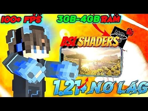 How to Download BSL Shaders in Mojo Launcher 1.21+ 🤩| Minecraft Java on Mobile (NO LAG!!)