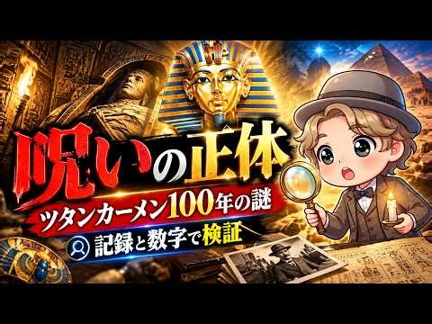 【ツタンカーメンの呪い】100年語られた「ファラオの呪い」の真相を記録と数字で検証｜古代エジプトの謎