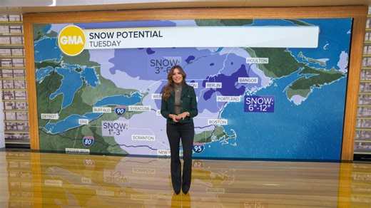 Snow brings dangerous driving conditions for Northeast morning rush