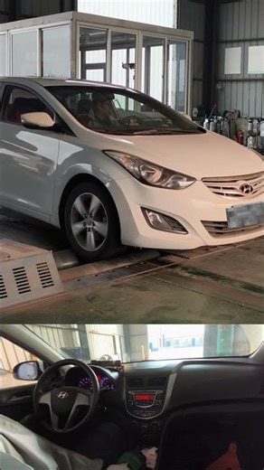 Vehicle emission test on a chassis dynamometer