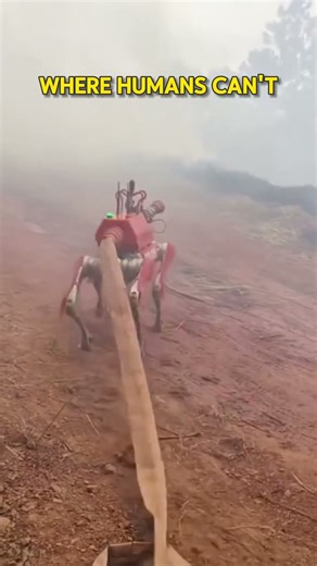 Firefighters are using robot dogs now 🤯🔥. @xrobohub IG