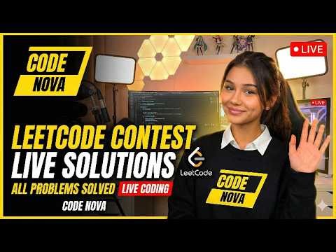 Leetcode Biweekly Contest 177 | Coding Contest | Free Code Solutions | Live Coding | #codenova